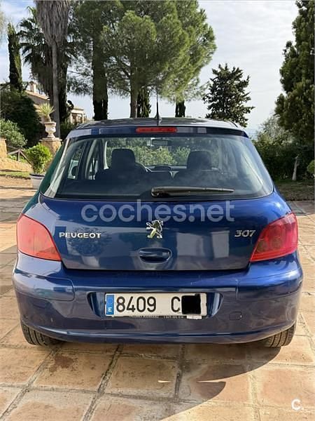 Usado Peugeot 307 110 CV (80 kW) 2004 Azul Berlina