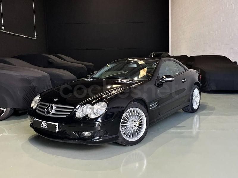 Negro Usado 2002 Mercedes SL500 Descapotable | 14.900 € (Super precio) - Imagen 1/4
