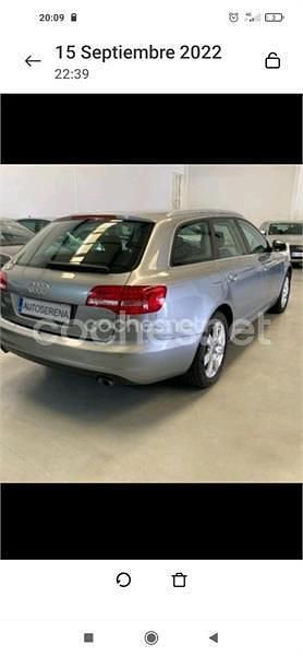 Usado Audi A6 170 CV (125 kW) 2009 Gris / plata Familiar