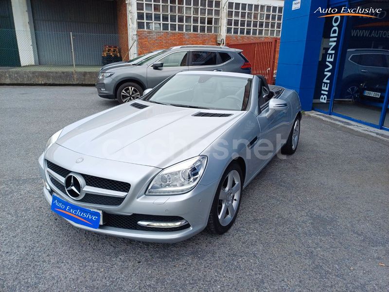 Usado Mercedes SLK200 184 CV (135 kW) 2013 Gris / plata Descapotable
