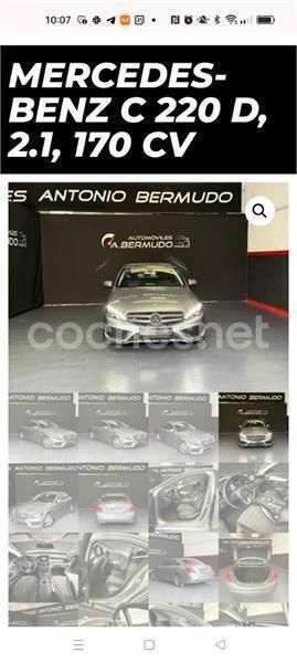 Gris / plata Usado 2017 Mercedes C200 Berlina | 21.000 € (Super precio) - Imagen 1/4