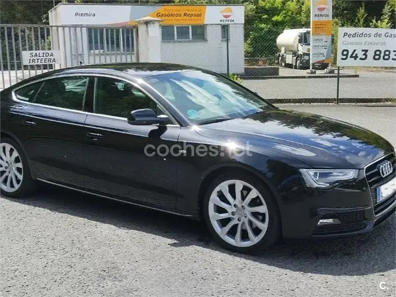 Usado Audi A5 Sportback S-Line 150 CV (110 kW) 2016 Negro Utilitario