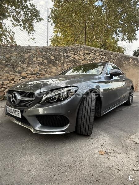 Usado Mercedes C220 170 CV (125 kW) 2017 Gris / plata Coupe