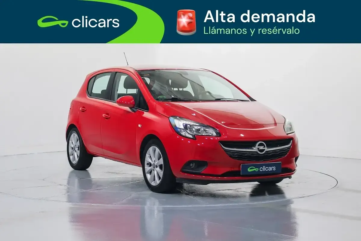 Usado Opel Corsa Selective 90 HP (66 kW) 2017 Vermelho Citadino
