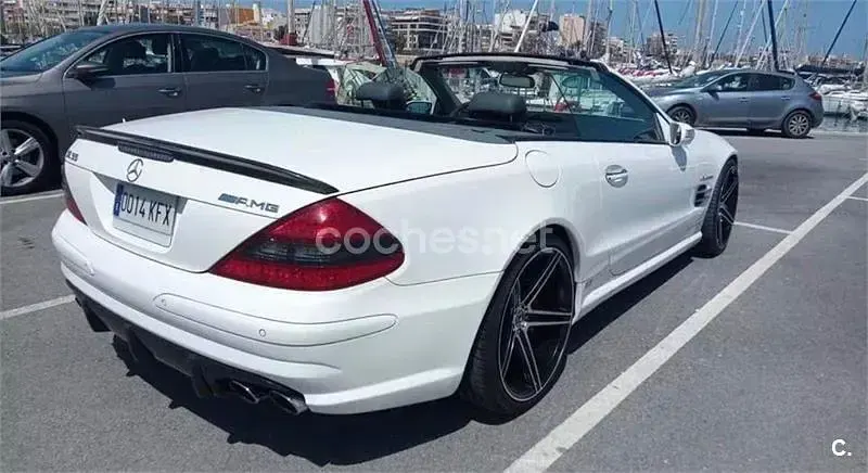 Usado Mercedes SL55 AMG AMG 476 CV (350 kW) 2003 Blanco Descapotable