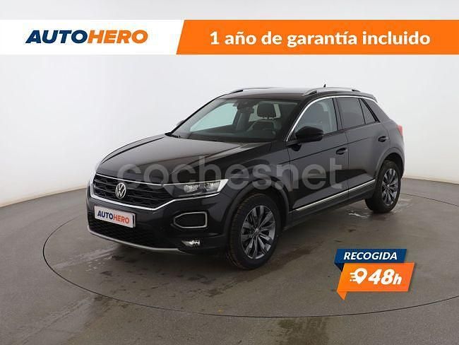 Negro Usado 2020 VW T-Roc Sport SUV | 22.399 € (Precio justo) - Imagen 1/3