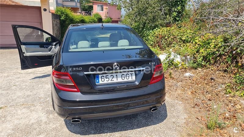 Negro Usado 2008 Mercedes C320 Avantgarde Berlina | 10.500 € (Caro) - Imagen 1/4