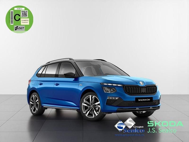 Azul Nuevo 2025 Skoda Kamiq Monte Carlo SUV | 30.286 € (Un poco caro) - Imagen 1/4