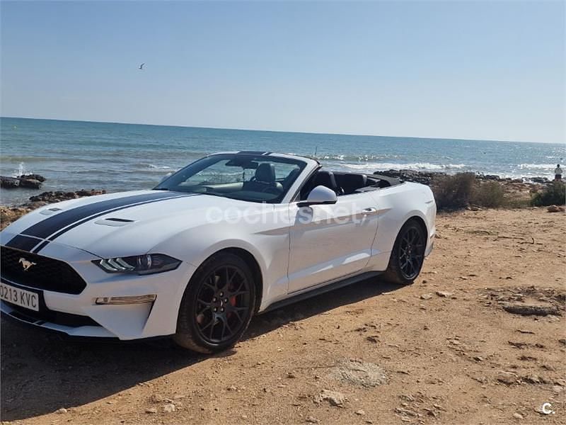 Blanco Usado 2018 Ford Mustang Convertible Descapotable | 29.999 € - Imagen 1/4
