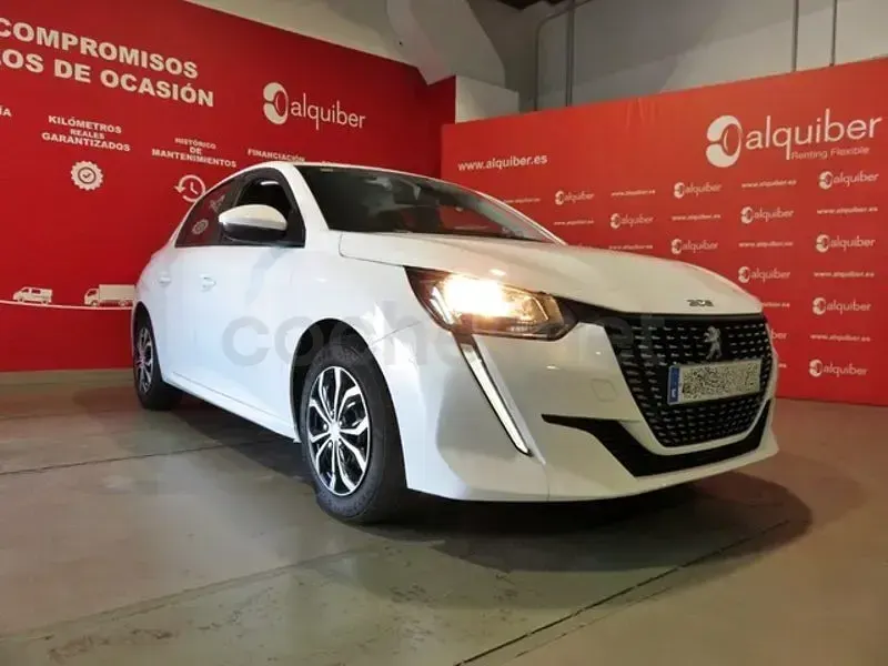 Usado Peugeot 208 Active 100 CV (73 kW) 2021 Blanco Utilitario