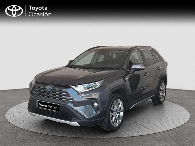 Gris Usado 2021 Toyota RAV4 Hybrid Luxury SUV | 34.500 € (Precio justo) - Imagen 1/4