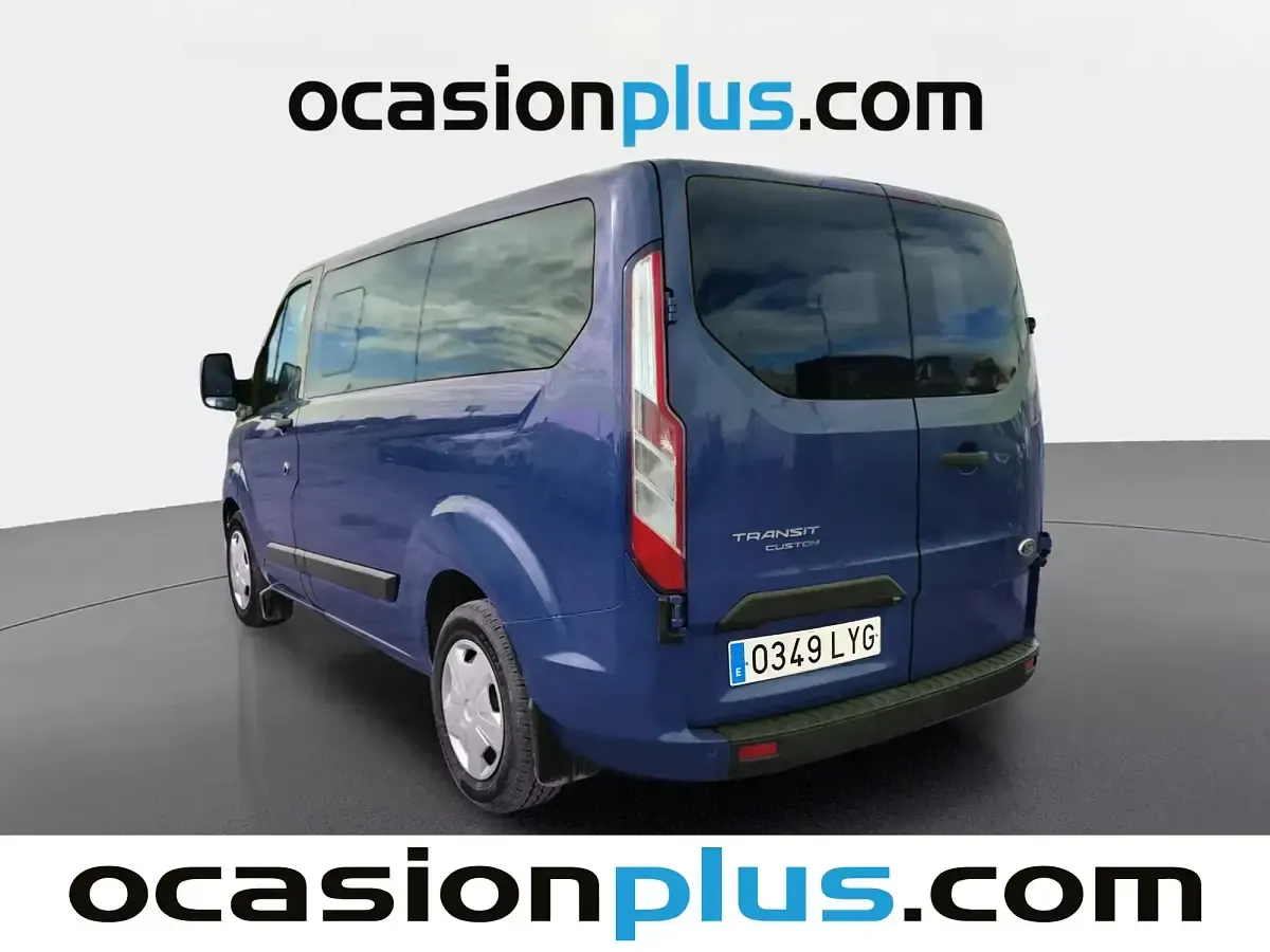 Usado Ford Transit Custom Trend 130 CV (95 kW) 2022 Azul Familiar