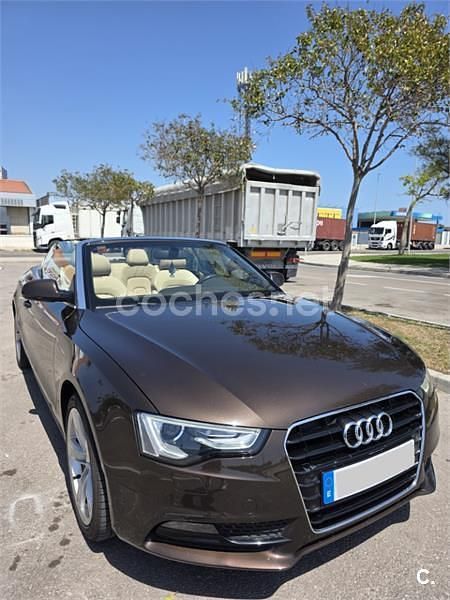 Usado Audi A5 Cabriolet Advanced 170 CV (125 kW) 2015 Marrón Descapotable