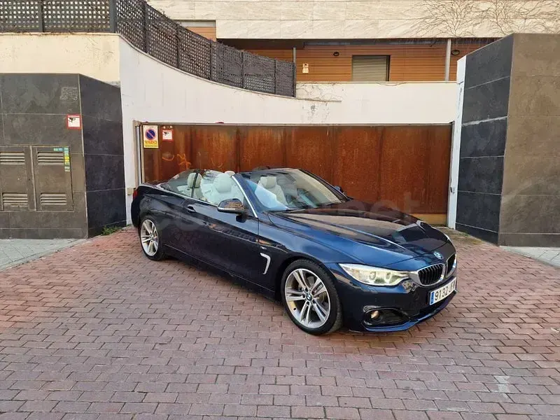 Usado BMW 420 190 CV (139 kW) 2016 Azul Descapotable