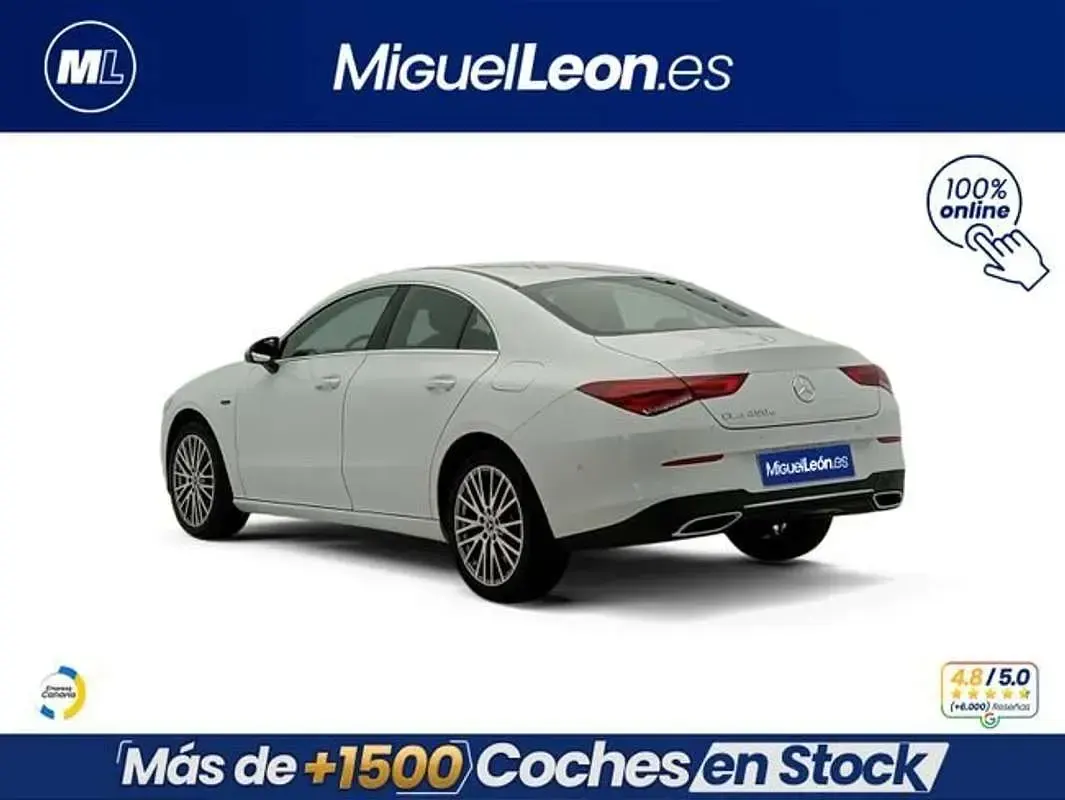 Usado Mercedes CLA250e 218 CV (160 kW) 2021 Blanco Coupe