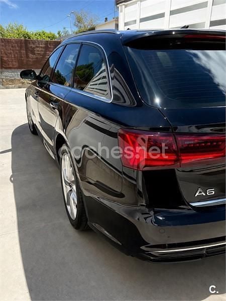 Usado Audi A6 S-Line 190 CV (139 kW) 2017 Negro Familiar