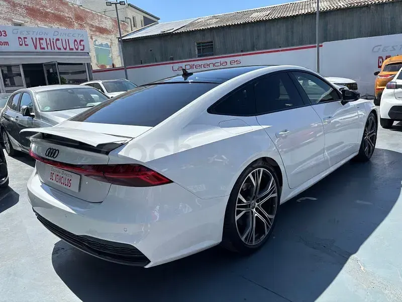 Usado Audi A7 Sportback Ambiente 245 CV (180 kW) 2019 Blanco Utilitario