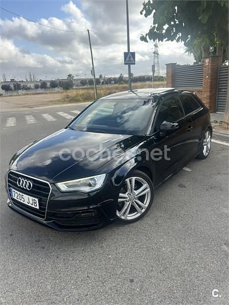 Negro Usado 2015 Audi A3 S-Line Berlina | 14.000 € (Buen precio) - Imagen 1/4
