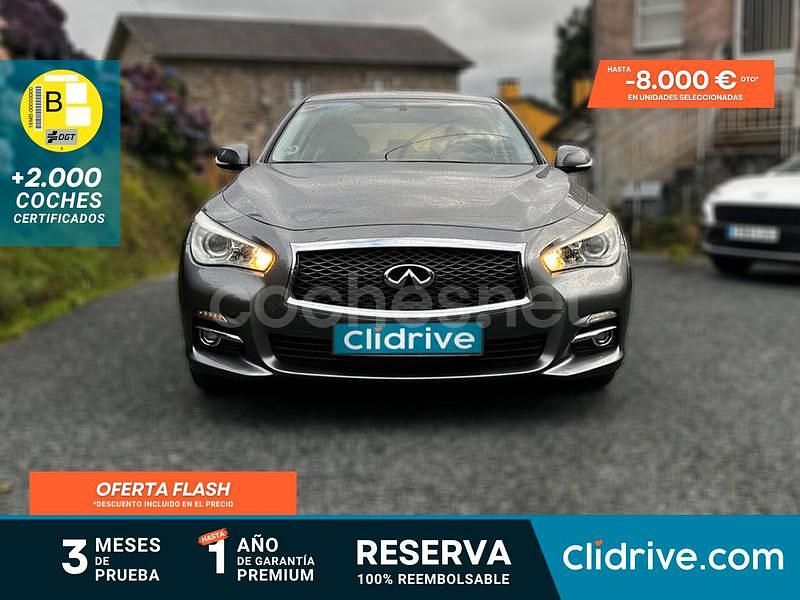 Usado Infiniti Q50 170 CV (125 kW) 2014 Gris / plata Berlina