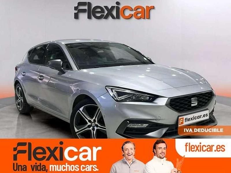 Gris Usado 2021 Seat Leon FR Berlina | 21.390 € (Precio justo) - Imagen 1/4