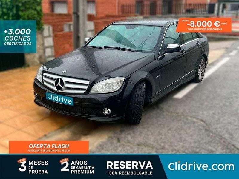 Usado Mercedes C220 Avantgarde 170 CV (125 kW) 2008 Negro Berlina