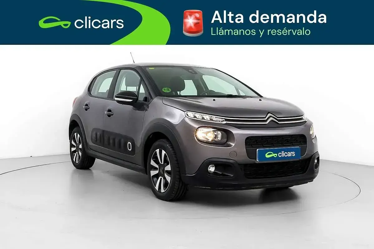 Usado Citroën C3 Feel 82 CV (60 kW) 2020 Gris Utilitario