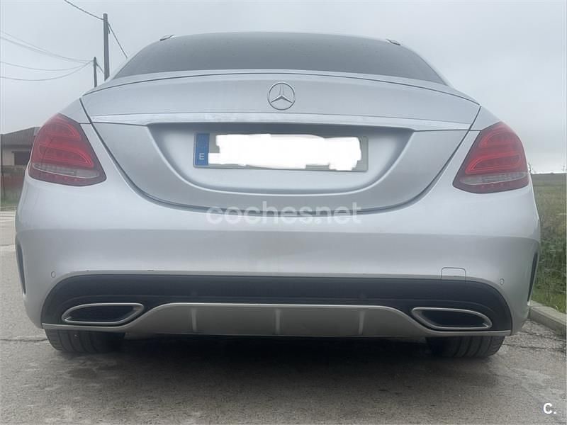 Usado Mercedes C220 AMG 170 CV (125 kW) 2014 Gris / plata Berlina