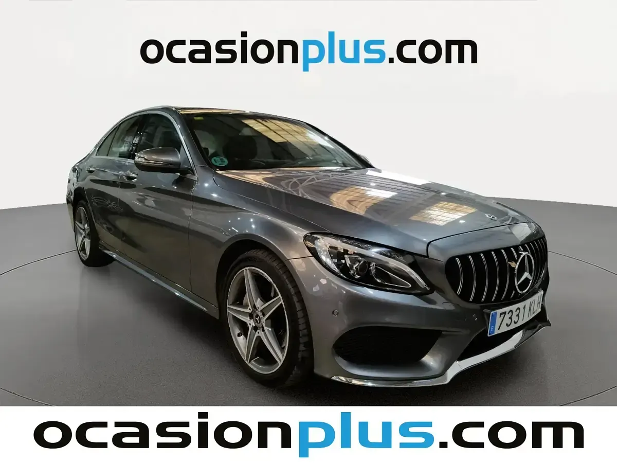Usado Mercedes C220 170 CV (125 kW) 2018 Gris Berlina