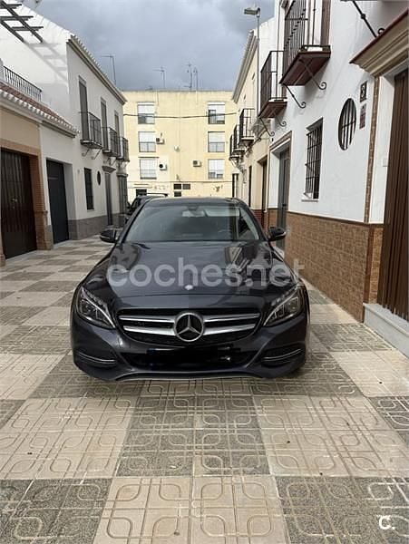 Usado Mercedes C220 Avantgarde 170 CV (125 kW) 2015 Gris / plata Berlina