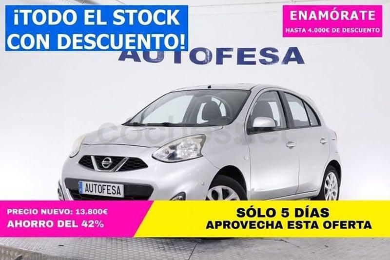 Usado Nissan Micra Acenta+ 80 CV (58 kW) 2014 Gris Utilitario
