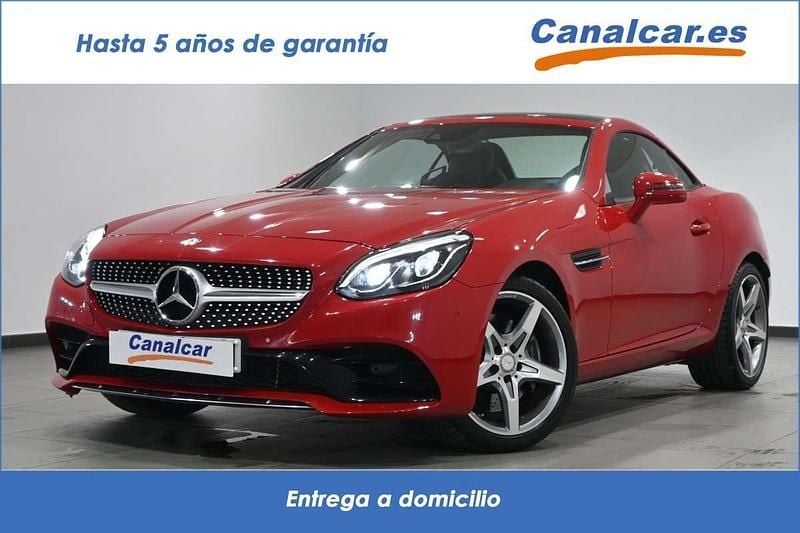 Rojo Usado 2016 Mercedes SLC200 Coupe | 30.351 € (Super precio) - Imagen 1/4