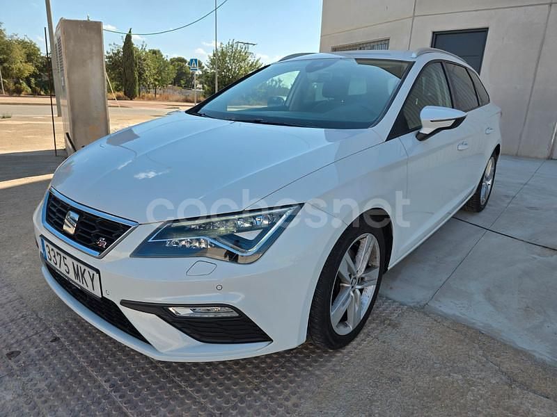 Blanco Usado 2018 Seat Leon FR Familiar | 13.990 € (Buen precio) - Imagen 1/4