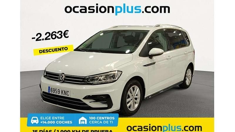 Blanco Usado 2018 VW Touran Advance Monovolumen | 15.637 € (Buen precio) - Imagen 1/4