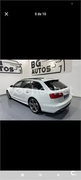 Usado Audi A6 S-Line 313 CV (230 kW) 2012 Blanco Familiar