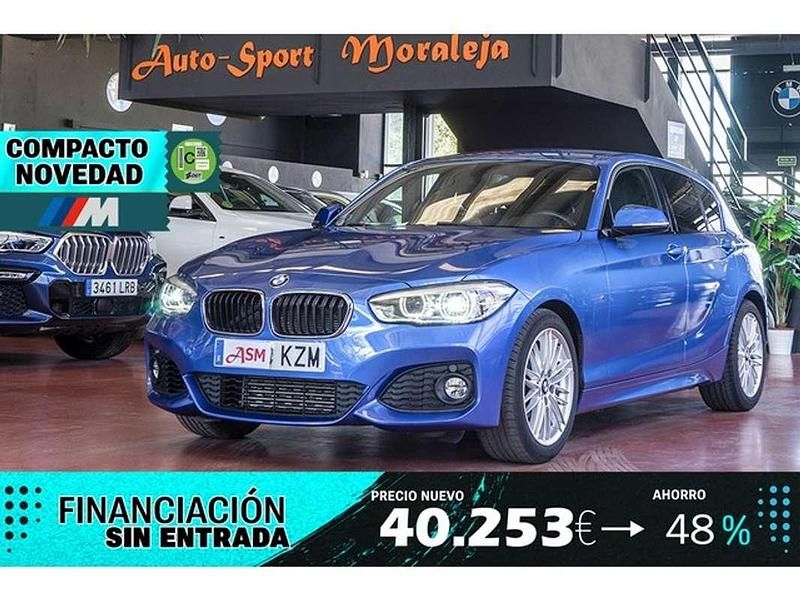 Azul Usado 2019 BMW 118 Sport Line Utilitario | 19.400 € (Precio justo) - Imagen 1/4