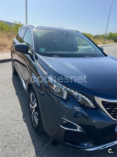 Azul Usado 2019 Peugeot 5008 Allure Monovolumen | 19.500 € (Precio justo) - Imagen 1/4