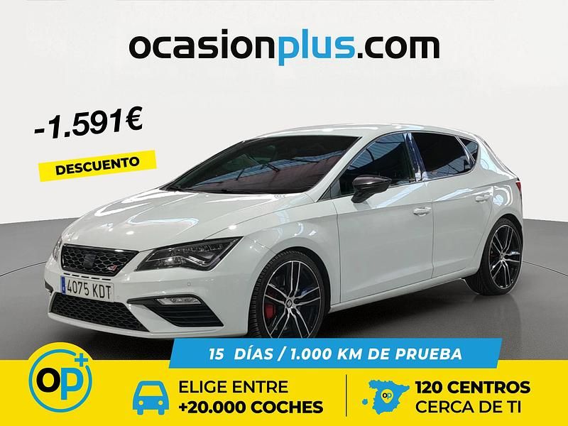 Usado Seat Leon CUPRA 300 CV (220 kW) 2017 Blanco Berlina