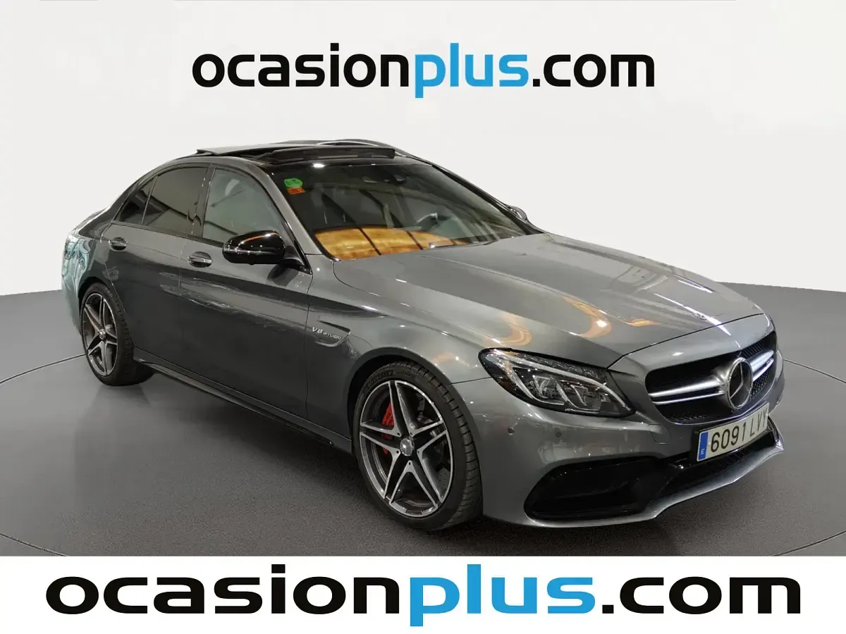 Usado Mercedes C63S AMG AMG 510 CV (375 kW) 2018 Gris Berlina