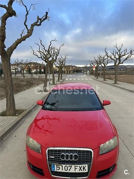 Rojo Usado 2007 Audi A3 S-Line Berlina | 5500 € (Precio justo) - Imagen 1/4