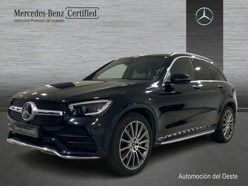 Negro Usado 2021 Mercedes GLC300 AMG line SUV | 41.900 € (Un poco caro) - Imagen 1/4