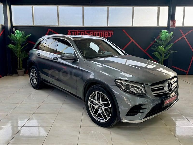 Usado Mercedes GLC220 170 CV (125 kW) 2019 Gris / plata SUV