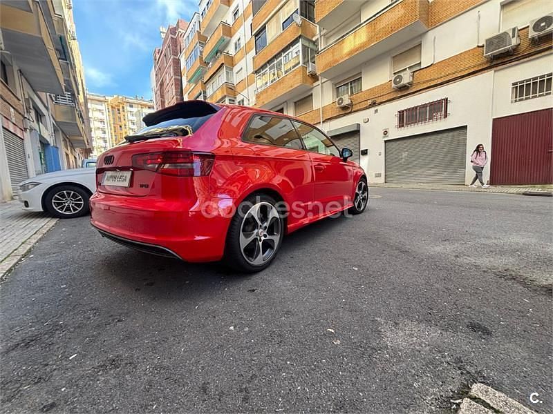 Usado Audi A3 S-Line 110 CV (80 kW) 2016 Rojo Berlina