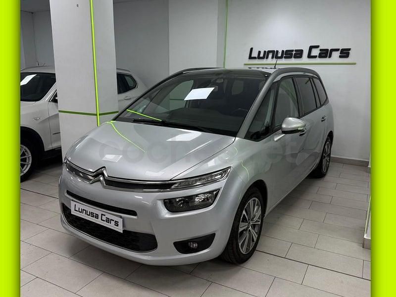 Usado Citroën Grand C4 Picasso Shine 120 CV (88 kW) 2016 Gris / plata Monovolumen