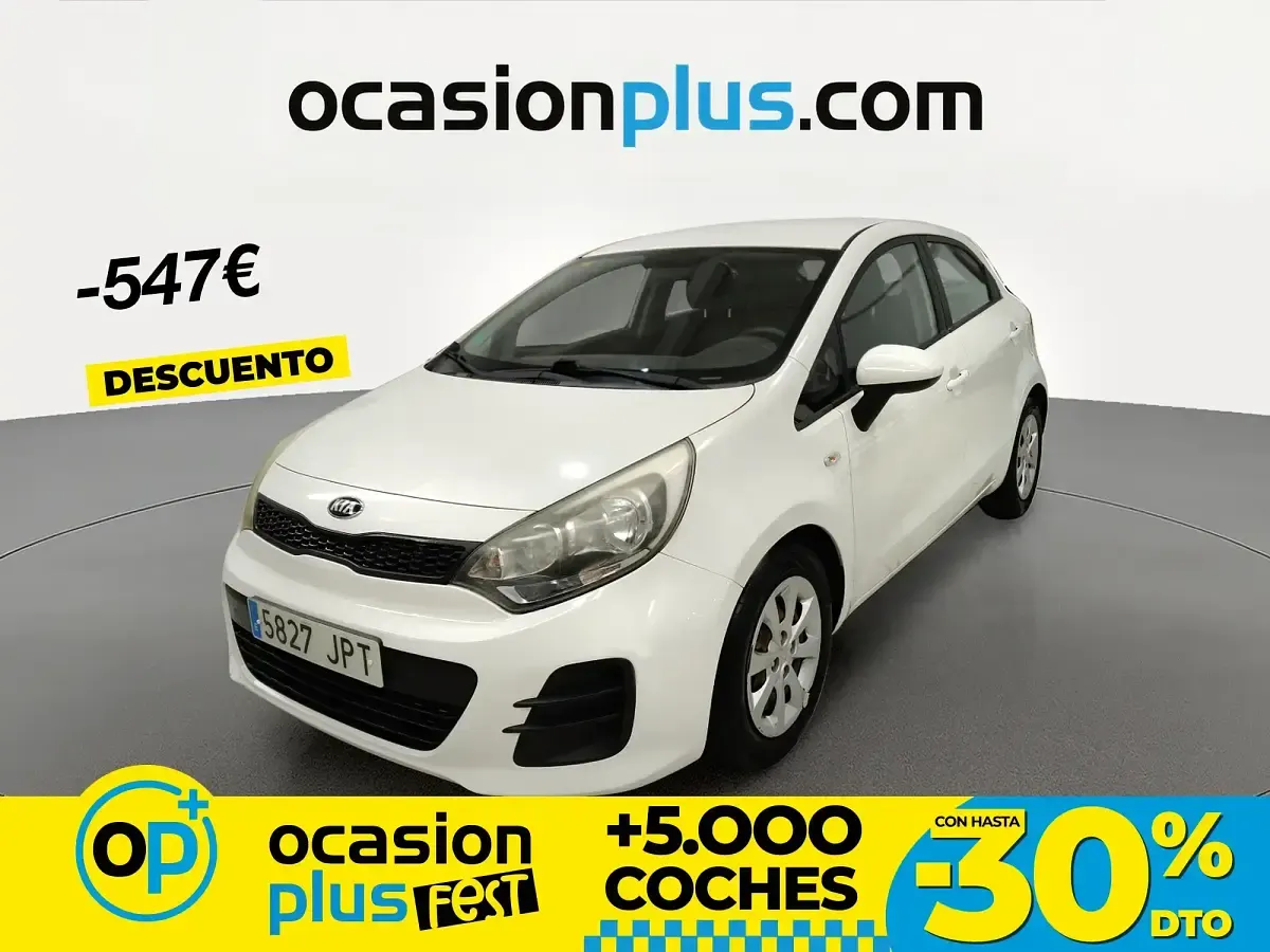 Usado Kia Rio 84 CV (61 kW) 2016 Blanco Utilitario