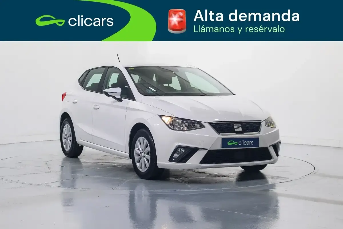 Usado Seat Ibiza Style 95 CV (69 kW) 2020 Blanco Utilitario