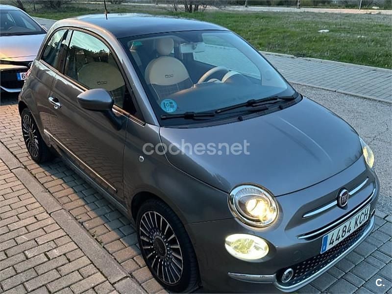 Usado Fiat 500 Lounge 69 CV (50 kW) 2017 Gris / plata Berlina