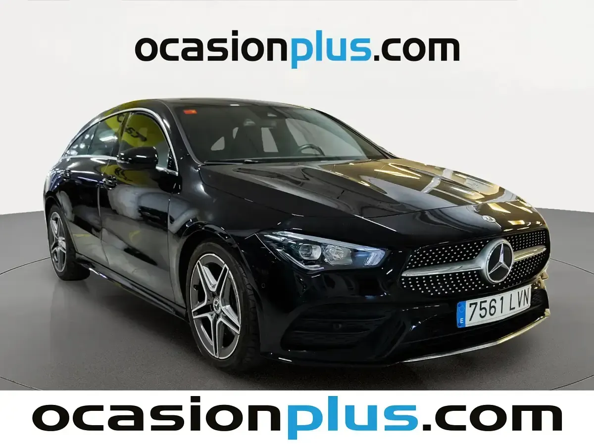 Usado Mercedes CLA200 163 CV (119 kW) 2021 Negro Coupe