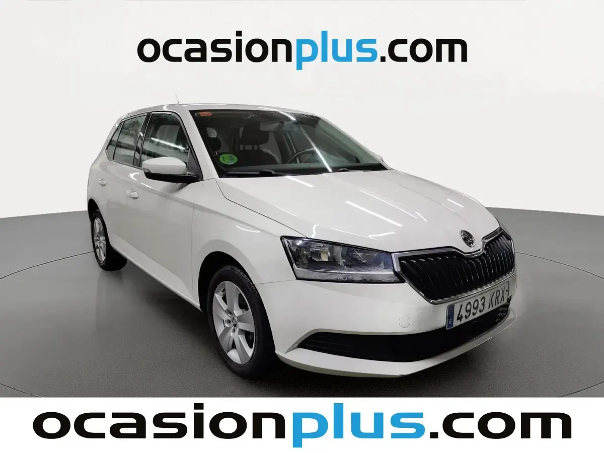 Usado Skoda Fabia 75 CV (55 kW) 2018 Blanco Utilitario