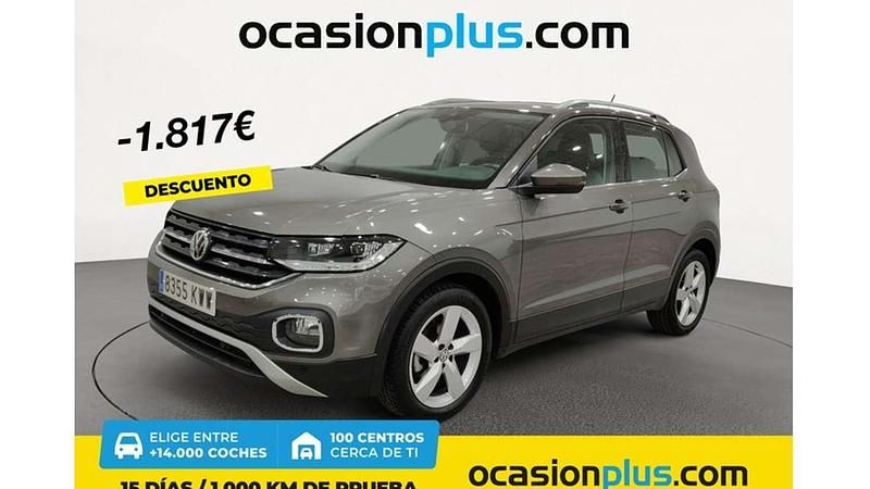 Gris Usado 2019 VW T-Cross Sportline SUV | 18.173 € (Precio justo) - Imagen 1/4