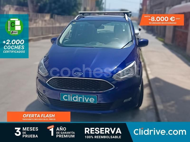 Azul Usado 2016 Ford Grand C-Max Trend Monovolumen | 11.190 € (Precio justo) - Imagen 1/3